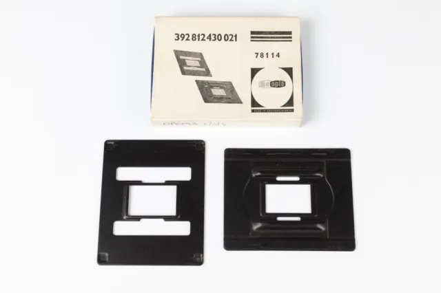 Insertos portadores de negligencia sin vidrio Meopta 35 mm para ampliador Meopta Opemus 2/3/4 en caja