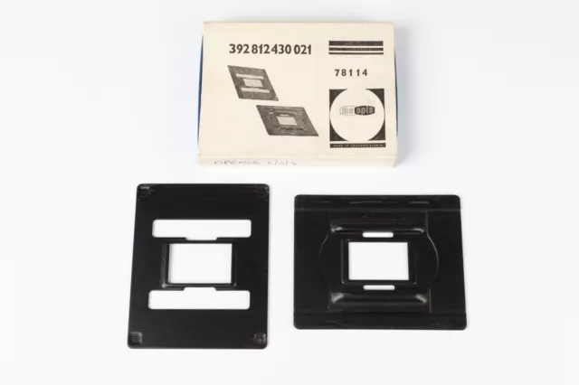 Meopta 35mm Glassless Neg Carrier Inserts for Meopta Opemus 2/3/4 Enlarger Boxed