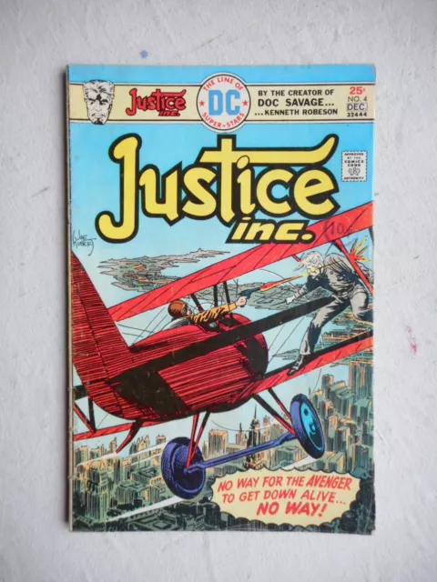 Justice Inc Volume 1 N º 4 1975 Vo En Muy en Buen Estado / Fino / Muy