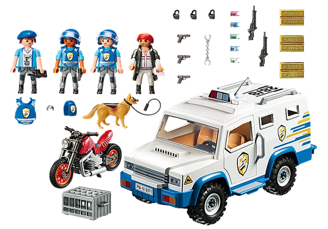 Coche blindado de playmobil shop
