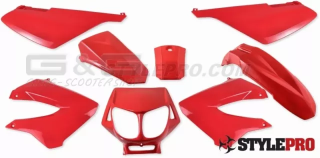 Verkleidungsset Verkleidung Rot für Derbi Senda R SM DRD/X-treme Gilera SMT RCR