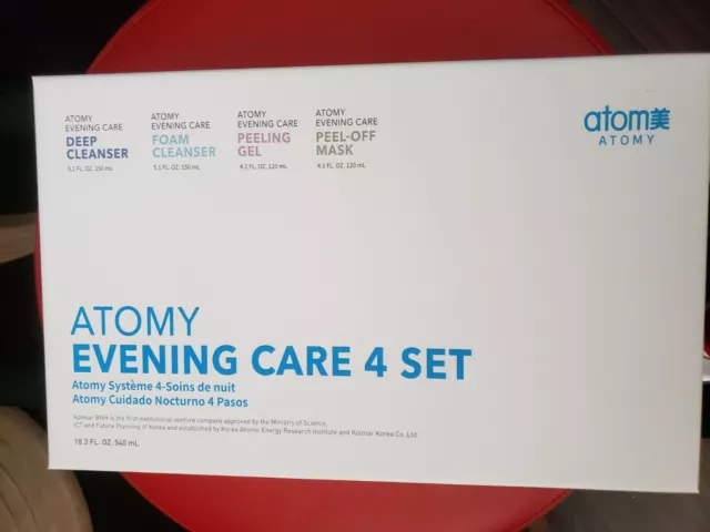 Atomy Evening Care 4 Set New Deep Foam Cleanser Peeling Gel Skin Antiaging