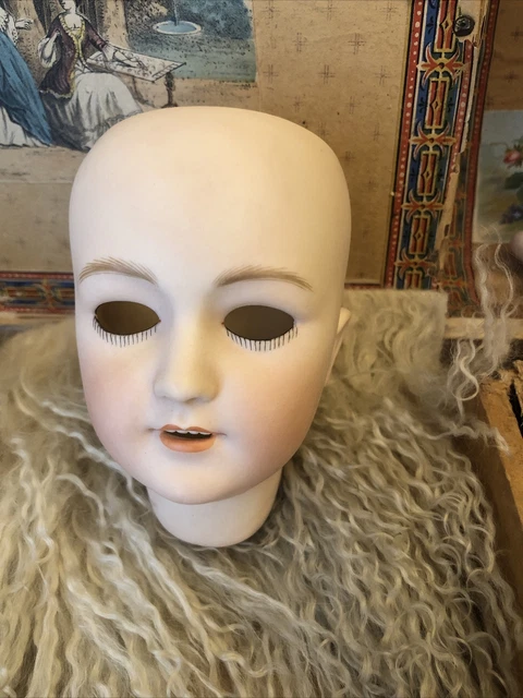 Antique Style Vintage Reproduction 1159 S&H Doll Head 1991… Needs Eyes