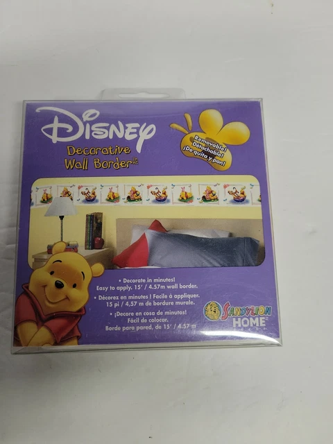 Disney Decorative Wall Border Peel & Stick Winnie the Pooh & Friends Decorations