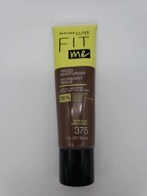 Maybelline New York Fit Me Tinted Moisturizer Natural Coverage Face Makeup 375