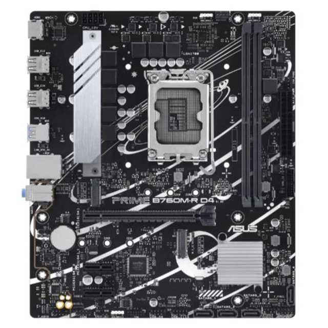 Asus Intel R ASUS PRIME B760M-R D4 Intel B760 LGA1700 DDR4 Micro-ATX Motherboard £ ...