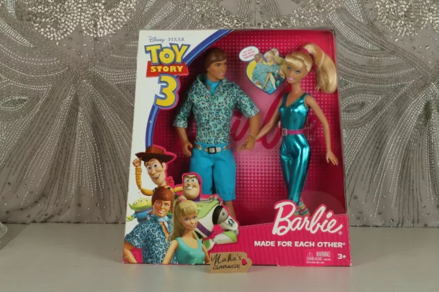 BARBIE AND KEN DOLL SET * MADE FOR EACH OTHER Toy Story 3 Box VHTF