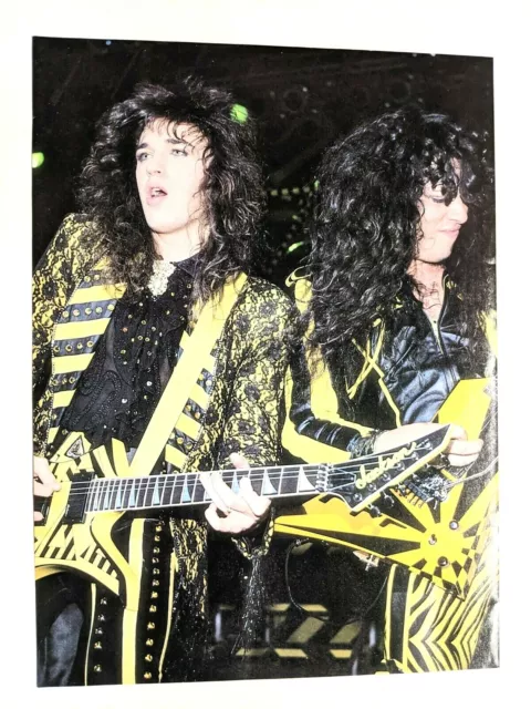 Stryper / Michael Sweet & Oz Fox Live / Magazine Full Page Pinup Poster Clipping