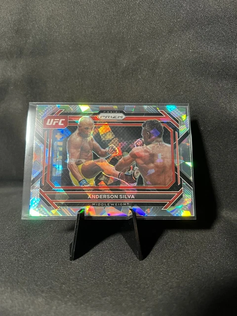 2023 Panini Prizm UFC Anderson Silva Cracked Ice #76