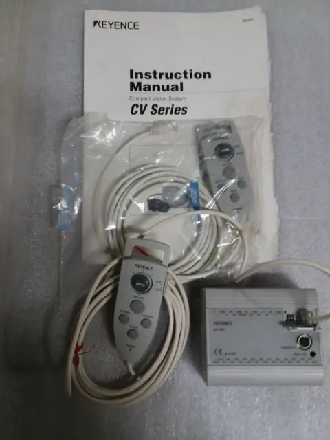 Keyence CV-130 Vision System Controller w/ Remote Control Console