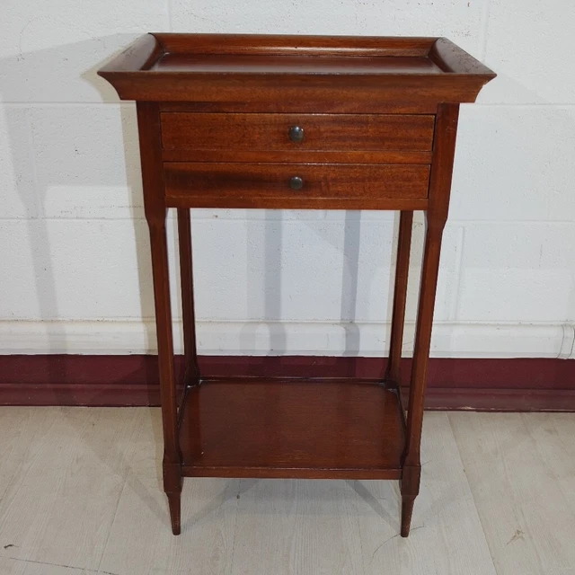 elegante tavolino da lavoro epoca primi  '900 in mogano francese
