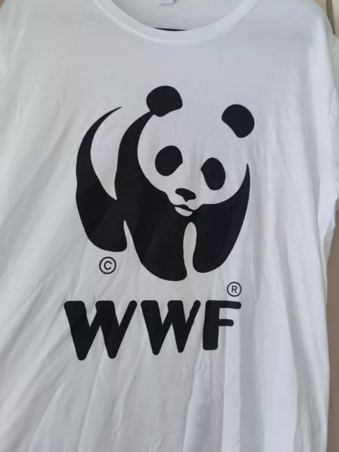 WWF WORLD WILDLIFE Fund Panda Cotton T-Shirt Unisex Size XL NWOT £7.00 ...