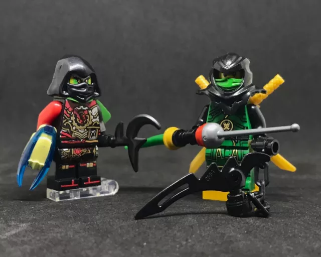 MORRO EVIL LLOYD GHOST WEAPONS + The BOSS ACRONIX KRUX  MOC  - NINJAGO MOVIE