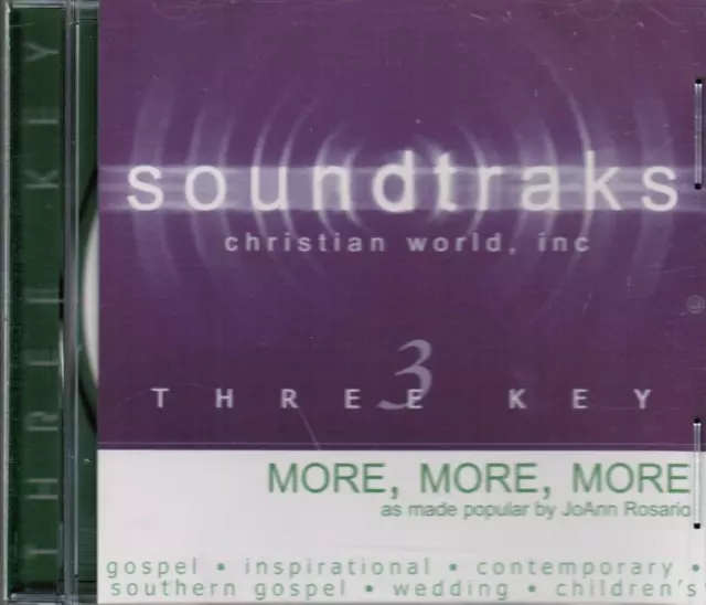 More, More, More - JoAnn Rosario - Christian Accompaniment Track CD