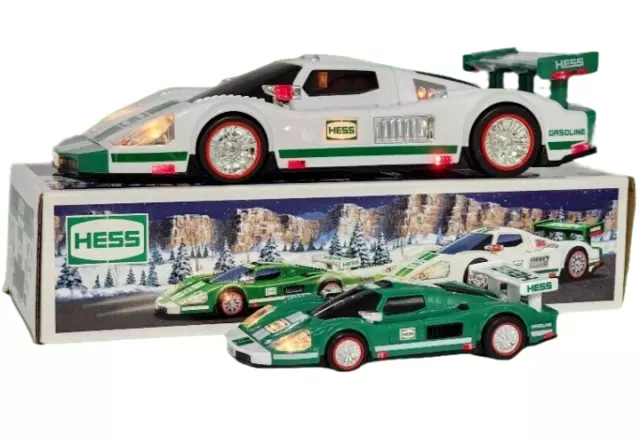 HESS TRUCK 2009 RACE CAR AND RACER new in box MIB