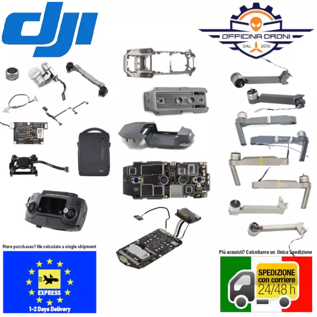 DJI Mavic Pro e Platinum Tutti i Ricambi Originali Part