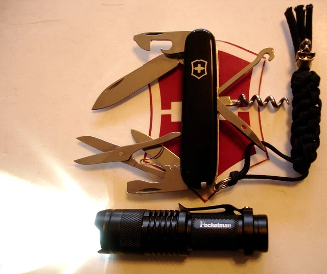Laguiole Schweizer Taschenmesser – Multifunktional Mit Schwarzem Staminaholz-Griff