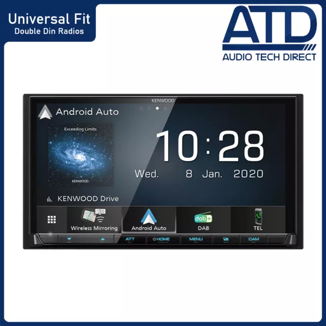 Kenwood DMX8020DABS Double din Universel Tête Unité Sans Carplay Android Auto