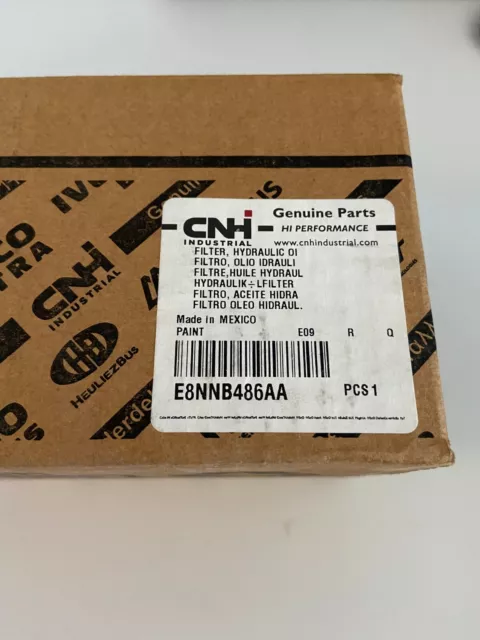 New Holland CNH Ford Genuine OEM Part # E8NNB486AA Hydraulic Filter