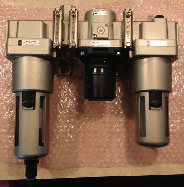 Smc Ac50-06Dg-T Frl Pneumatic Filter Regulator Lubricator New