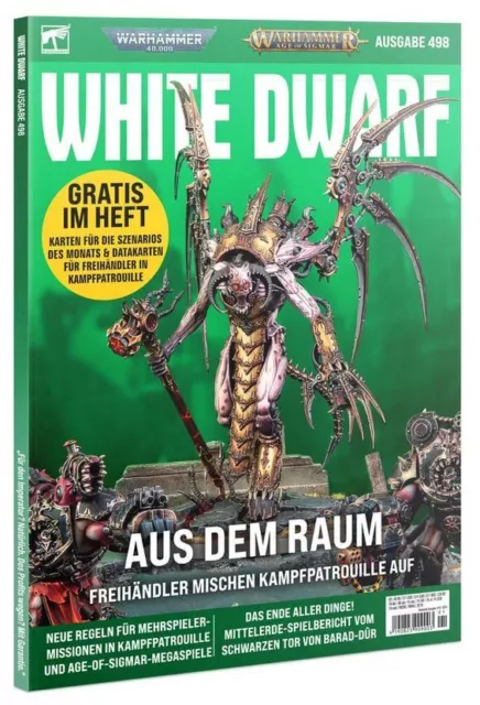 White Dwarf 498 März (Deutsch) Games Workshop Warhammer AoS 40k 30k WD