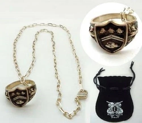 Katekyo Hitman Reborn! Vongola Ring Cloud  Necklace Kyoya Hibari