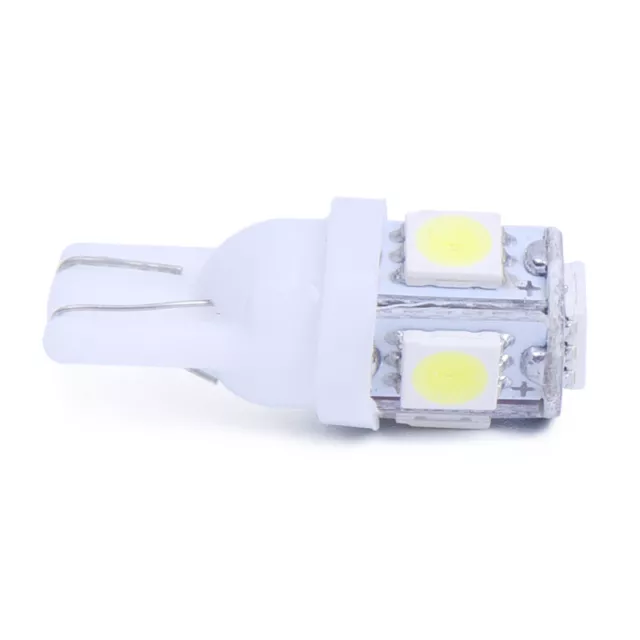 3X(10X Bombilla Lš¢mpara Luz  W5W  LED T10 DC 12V V8T9)7995