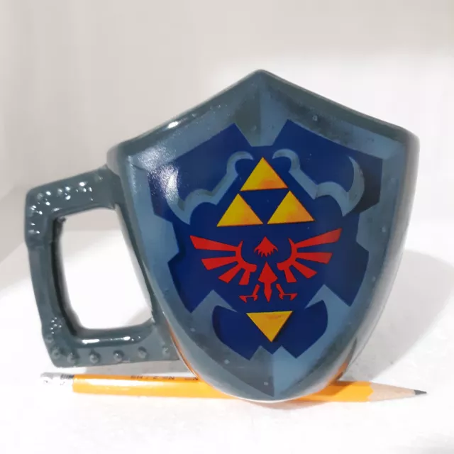 Nintendo The Legend Of Zelda Triforce Hylian Shield Coffee Mug Cup Paladone 2015