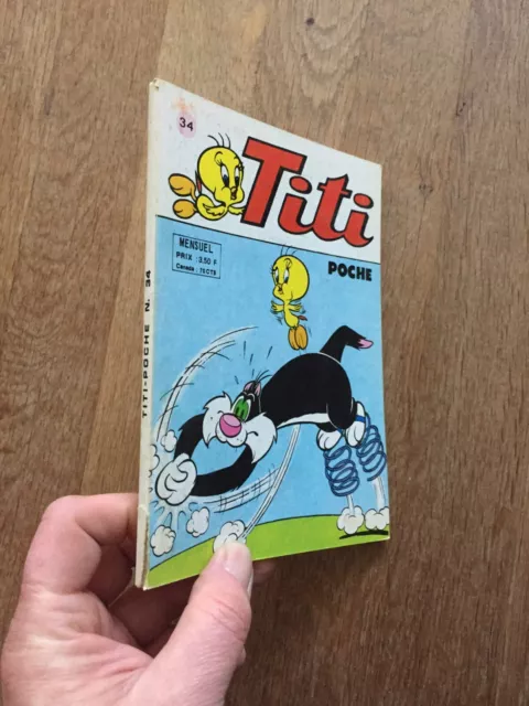 PETIT FORMAT BD TITI POCHE 34 sagedition  1976 cavalier inconnu