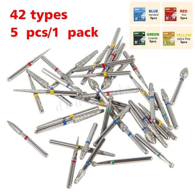 100 Fraises Diamantées Dentaires FG 1.6mm Pour Contre-angle Haute Vitesse - Marque SKYSEA, Pour Laboratoire