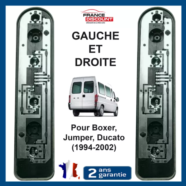 Platine Porte Lampes Ampoules Arriere Gauche + Droite pour Jumper Boxer Ducato