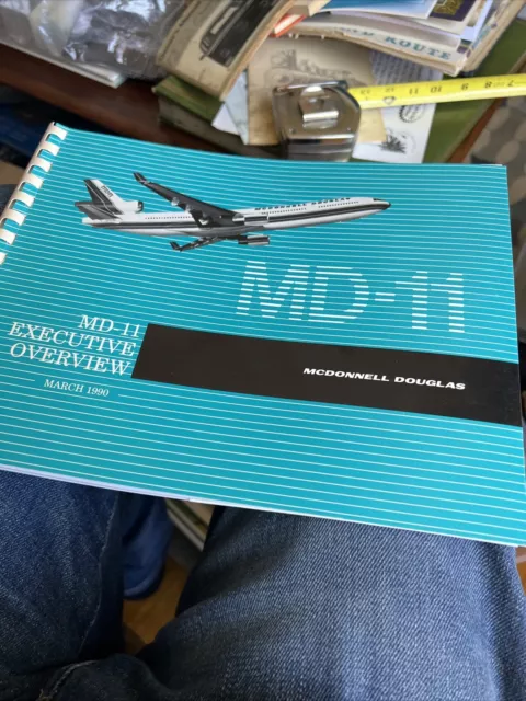 MD-11  Vintage 1990 Executive Overview Brochure Mcdonnell Douglas Specs