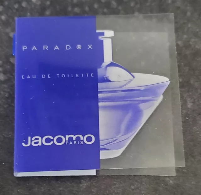 Echantillon tigette - perfume sample - Paradox de Jacomo