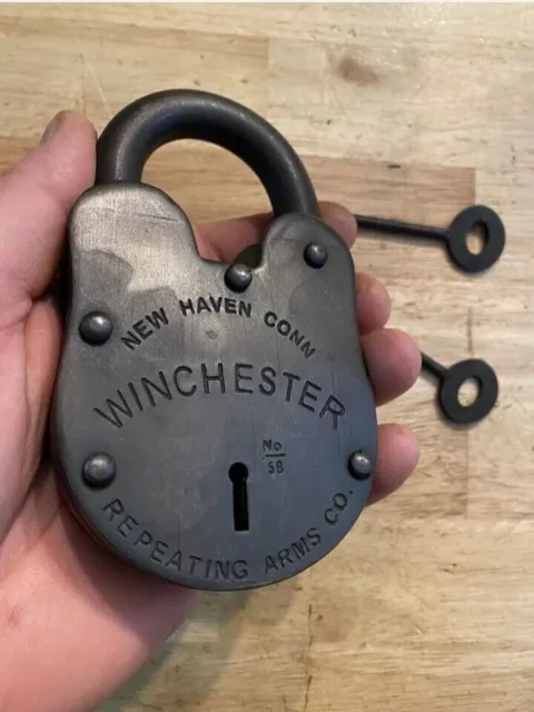 Lot de clés de cadenas Winchester Lot de cadenas ÉNORME 1,5 LBS Blacksmith...
