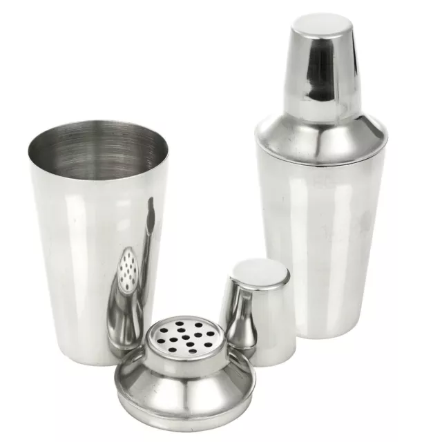 Cocktail Shaker Jigger Mixer Bartender Pub Martini Alcohol Drink Party Bar Steel