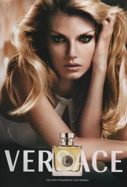 Publicité papier Parfum. Perfume ad. VERSACE 2007