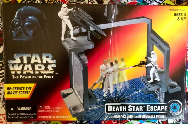 Star Wars Death Star Fuga Kenner 1996 Playset Fuga Stella Della Morte