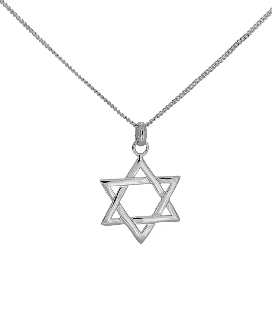 Collar Estrella de David con Nano Biblia