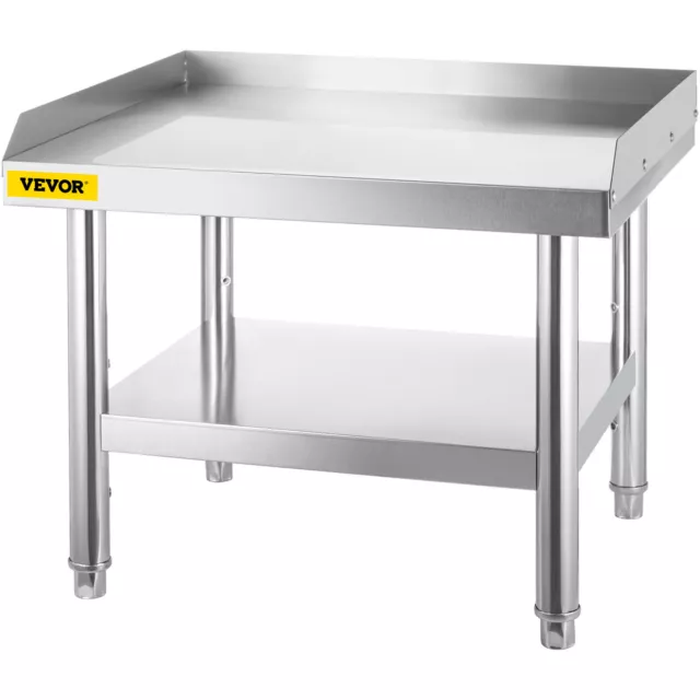 VEVOR 24*28inch Stainless Steel Table Restaurant Equipment Stand Grill Table