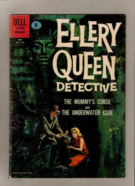 Ellery Queen Detective #1165_May 1961_Vg-_Silver Age Dell Exciting Adventure_Uk!