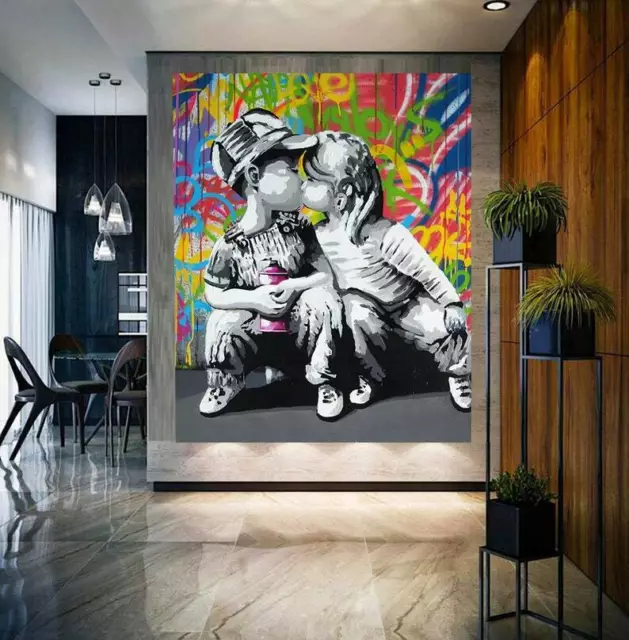 Abstract Canvas Art Street art Wall Art Graffiti Canvas Painting Print