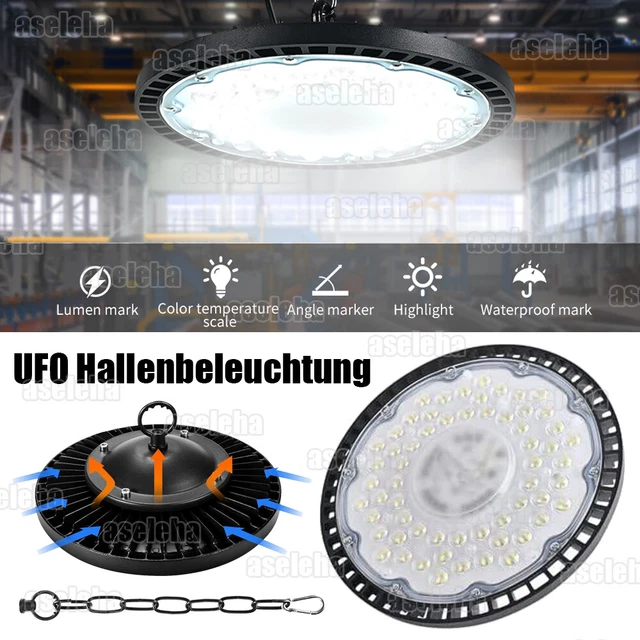 Illuminazione sala LED 300 W faretto da soffitto lampada da officina lampada industriale UFO