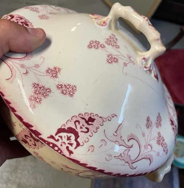 Longwy Rambouillet Soupière Ancienne Vaisselle Fleur Service