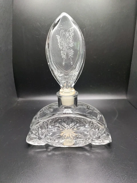 Vintage Avon Imperial Garden Perfume Bottle/Art Glass . Rare