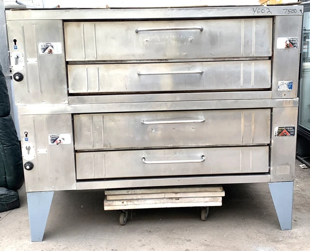 Bakers Pride Y-602 Double Pizza Deck Oven