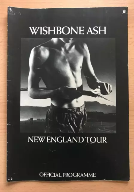 Wishbone Ash 1976 New England Tour Programme