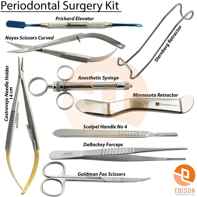 SERINGUE ANESTHÉSIQUE POUR Implants Parodontaux Instruments Chirurgicaux Rétracteurs 165633134086