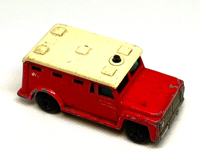 Vintage 1978 Matchbox superschnell Nr. 69 gepanzerter LKW England Lesney