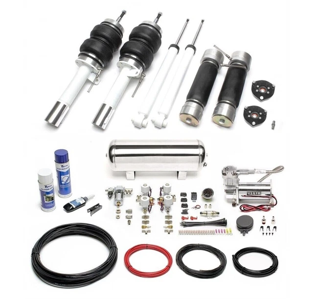 Ta technix Air Châssis Kit de Compresseur Argent pour Audi Skoda Siège VW Golf