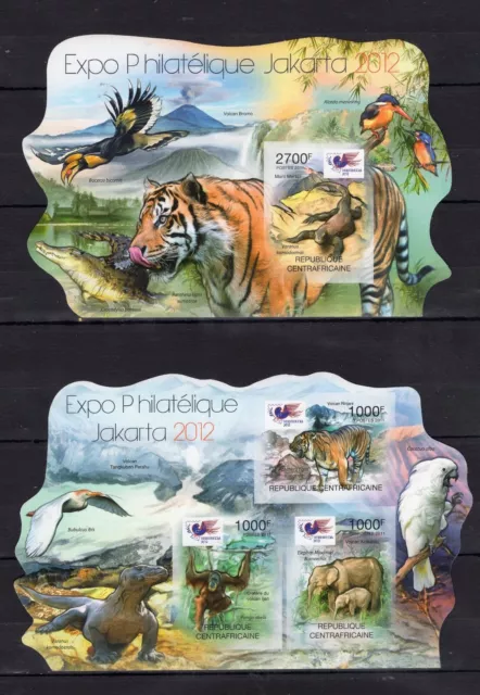 Birds / Animals / Tiger - "Indonesia 2012" Expo stamp -  imperf.  MNH** B304